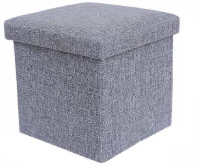 Hidelliya Cube Shape Sitting Stool with Storage Box Stool