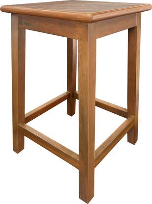 Ashofy Handmade Wooden Seating Stool, Light Brown Color (16x16x24) Inch Stool