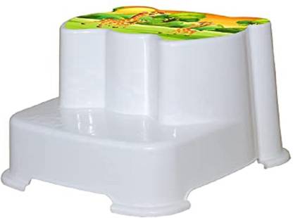 TechHark Posture Plastic Squat Potty Step Stool for Western Toilet Scientific Angle, Anti-Slip, Anti-Constipation-Multi-Purpose Potty Seat