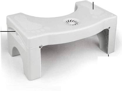 JASHKI ENTERPRISE Folding Squatting Toilet Stool Plastic Non-Slip Bathroom Stools Toilet Stool Bathroom Stool