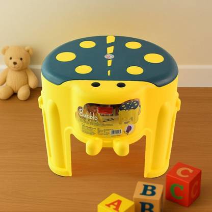 arthasya Bubble Kids Stool , Durable & Lightweight Plastic Stool Stool