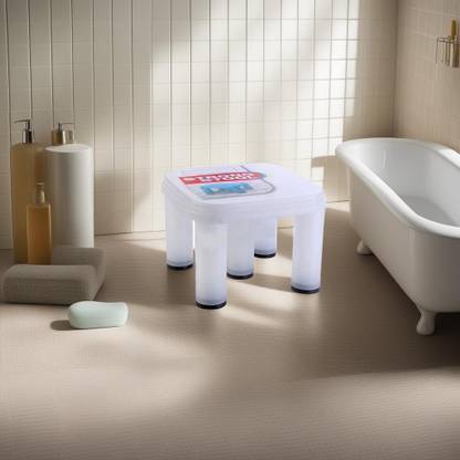 NAYASA Strong 13" Transparent Stool