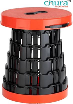 Cinura Kitchenware 12 inch plastic folding stool Kitchen,Bathroom (Multi Purpose Stool) (Pack of 1) Outdoor & Cafeteria Stool