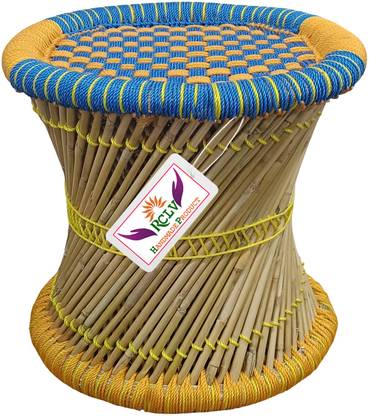 RCLV Pure handmade Bamboo Stool Mudda/mudha/muddi Outdoor & Cafeteria Stool