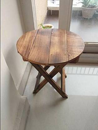 Doon Furniture House Wooden Royal Look Beautiful Folding Side, Coffee, End Table - 12 INCH Stool
