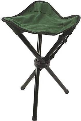 MOBHADA Camping Tripod Stool For Outing, Travelling, Camping Fishing Portable & Foldable Outdoor & Cafeteria Stool