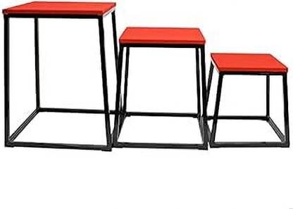 Indian Decor 90123 Set of 3 Plyometric Jump Boxes – Step Platform Stool