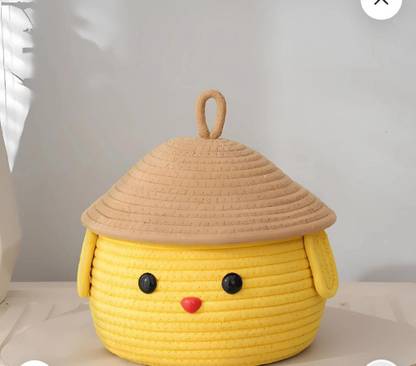 GoodRisk Jute Mini Rope Storage Basket Storage Basket