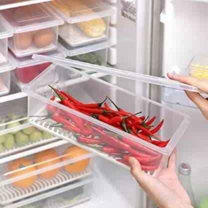 HUMBLE KART Plastic 6 PCS Food Storage Container Fridge Box basket Storage Basket