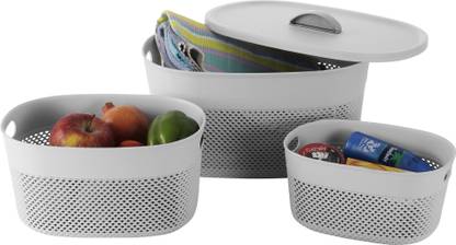 Nabhya Plastic Storage Basket