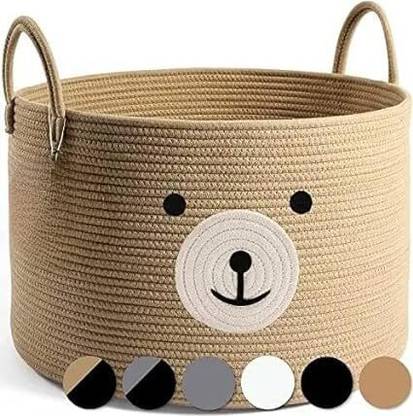 SIYA TEXTILES Jute Storage Basket