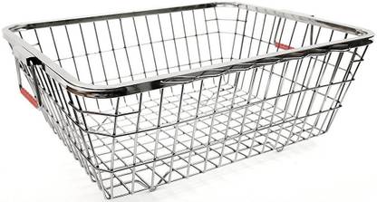 IMPULSE Stainless Steel Heavy Dish Drainer - Silver (Size :54 x 42 x 20 cm) Storage Basket