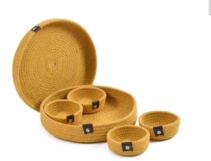 Oberai Overseas Cotton Storage Basket