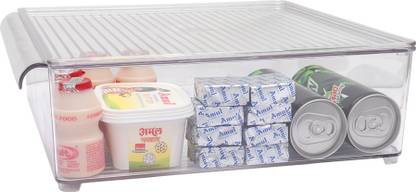 Jaypee Plus Plastic FRIGIT 8 ltr Fridge Storage Box Organizer Vegetable Fridge Storage Basket Storage Basket