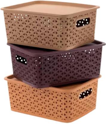 mahira Plastic Solitaire Storage Baskets Storage Basket