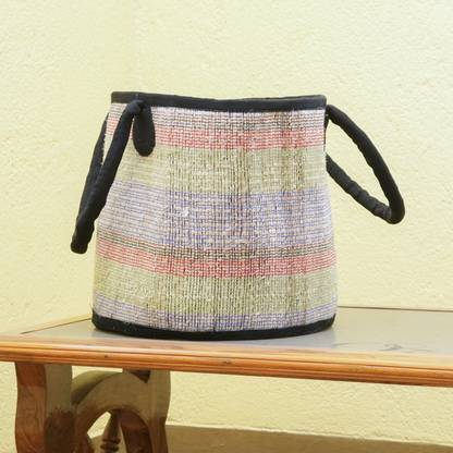 KALASHILPO Jute Banana Fiber Storage Basket