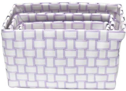 KidsCity.In Nylon Woven Storage Organizer Nylon Basket Set of 3 (86-4935) Storage Basket
