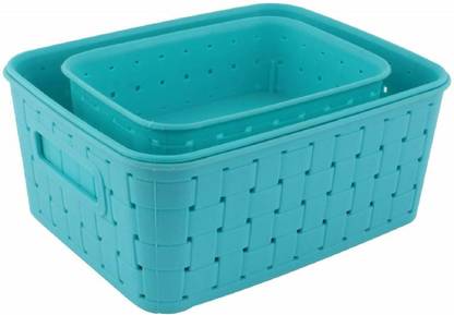 RADHE ECOM Plastic Storage Basket