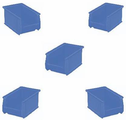 AURA PLAST Polypropylene Plastic Bin | Screws Storage | Open Crate | Electronic Material Bin | Tool Box | Storage Basket