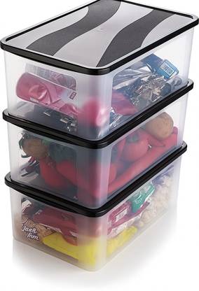 VR Plastic Plastic Bread Box Kitchen Container for Fridge box Storage Basket