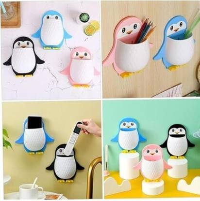 KRAZE Penguin Organizer for Frosty Homes TV & Media Console Organizer