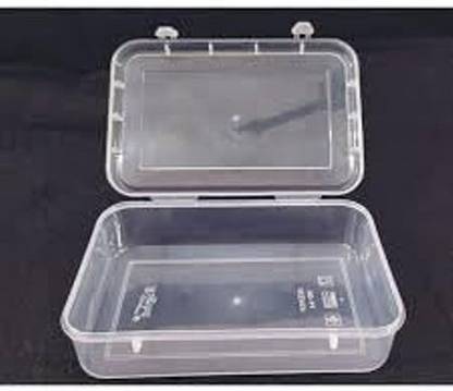 Mathis Small Size Rectangular Plastic Boxes Pack of 6 Pieces, (10 * 6 * 2) cm Storage Box