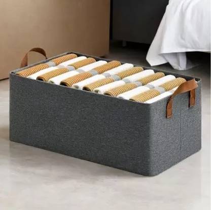 Uratech Foldable Storage for Organizing Toys, Books, Shelves, Closet with Handles Storage Box