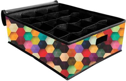 Saiesh set of 5 grid Storage Box