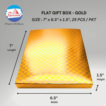 Pyramid GIFT HAMPER 7" X 7" X 4.5" (LxWxH), Storage Box