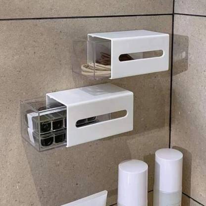 FreshDcart Plastic Wall Mounted Storage Boxes Storage Box