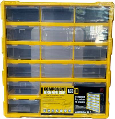 ALKON Tumbi Component Organiser with 18 Compartments. ASU 18 Storage Box