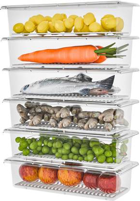 AK10ZONE Plastic Fridge Container  - 1500 ml