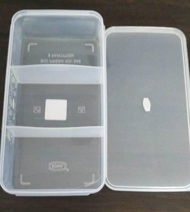 Mathis 3 Compartment Storage Box, Multipurpose Use (Clear) 30 * 15 * 6 CM Storage Box