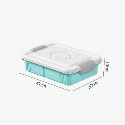 KREPS Dust-Proof Under Bed Storage Box with Smooth Wheels and Convenient Handles Storage Box
