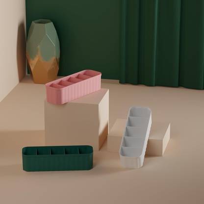 Whitepixel Drawer Organizer | Storage boxes for socks, undergarments, makeup Multipurpose Storage Box