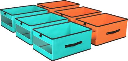 KUBER INDUSTRIES Foldable Cloth Oraganizer for Saree, Shirts, Blankets, Books & Toys Storage Box