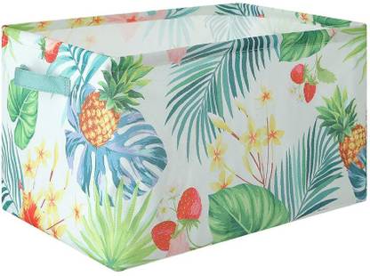 MINISO 24L Foldable Storage Boxe for Clothes Wardrobe Organizer with Reinforced Handle Storage Box