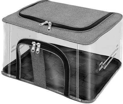 NESTIFY 33L Transparent Clothes Wardrobe Organizer Storage Box