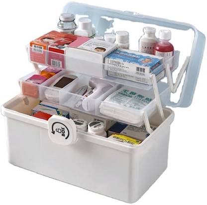 IXAAQ Stationery Storage Box Multipurpose Portable Storage Storage Box