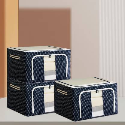 Inferno Foldable Wardrobe Clothes Organizer 66 Liters for Storage Box