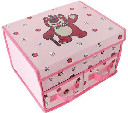 MINISO Foldable Storage Boxes Drawer Wardrobe Organizer with Handle for Clothes Storage Box