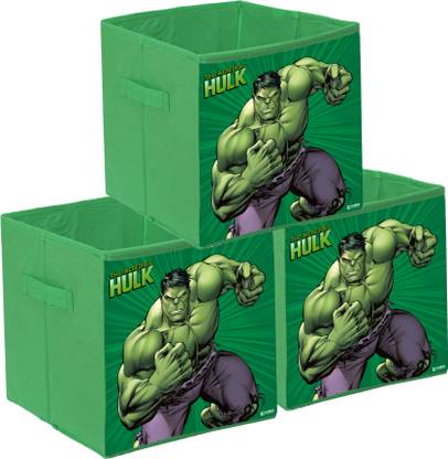 KUBER INDUSTRIES Avengers Print Durable Square With Handle Storage Box