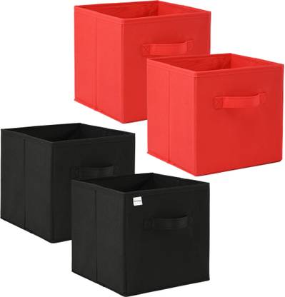 HOMESTIC Plain Square Foldable Toy & Book Storage Box