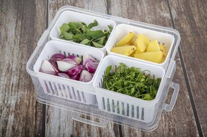 UMA Fridge Storage Boxes Freezer Storage Containers, Container for Kitchen Storage Box