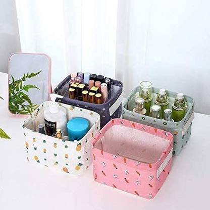 kudos enterprises Canvas Fabric Storage Basket Storage Box