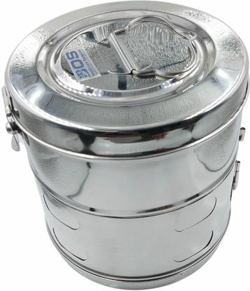 BOS MEDICARE Dressing Drum 8x8 Surgical Dressing Drum ( 8x8 Inches) stainless steel large 10 L Drum