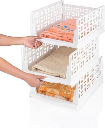 SELDOS SELDOS Wardrobe Cupboard Organizer & Clothes Foldable&Stackable Organizer Drawer PP Collapsible Wardrobe