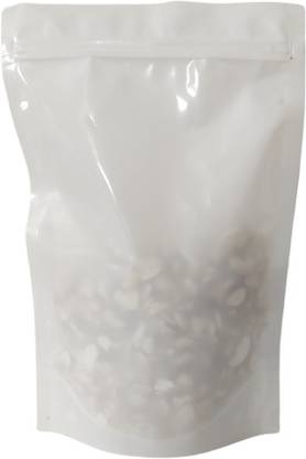 Ultimate Pack Stand Up Reusable Airtight Polyester Storage Pouch ( White ) 8 X 12 In Polyester Storage Pouch