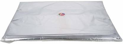 Amit Marketing Silver Foil Bag | Aluminium Plastic Pouches | Pack of 100 Pcs - 500 GM Plastic Storage Pouch