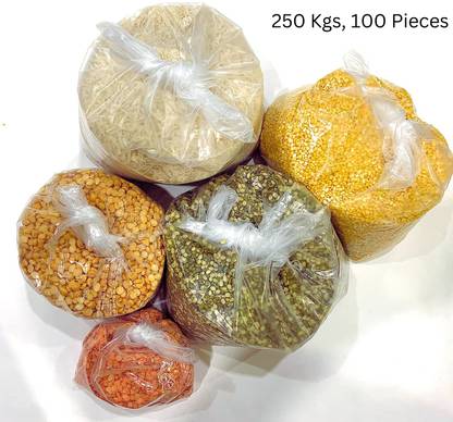 CLassiC Eco Friendly Bags 250 Grams| Multipurpose Packaging Material for Grocery, Fruits, Dal, Rice Polypropylene Storage Pouch